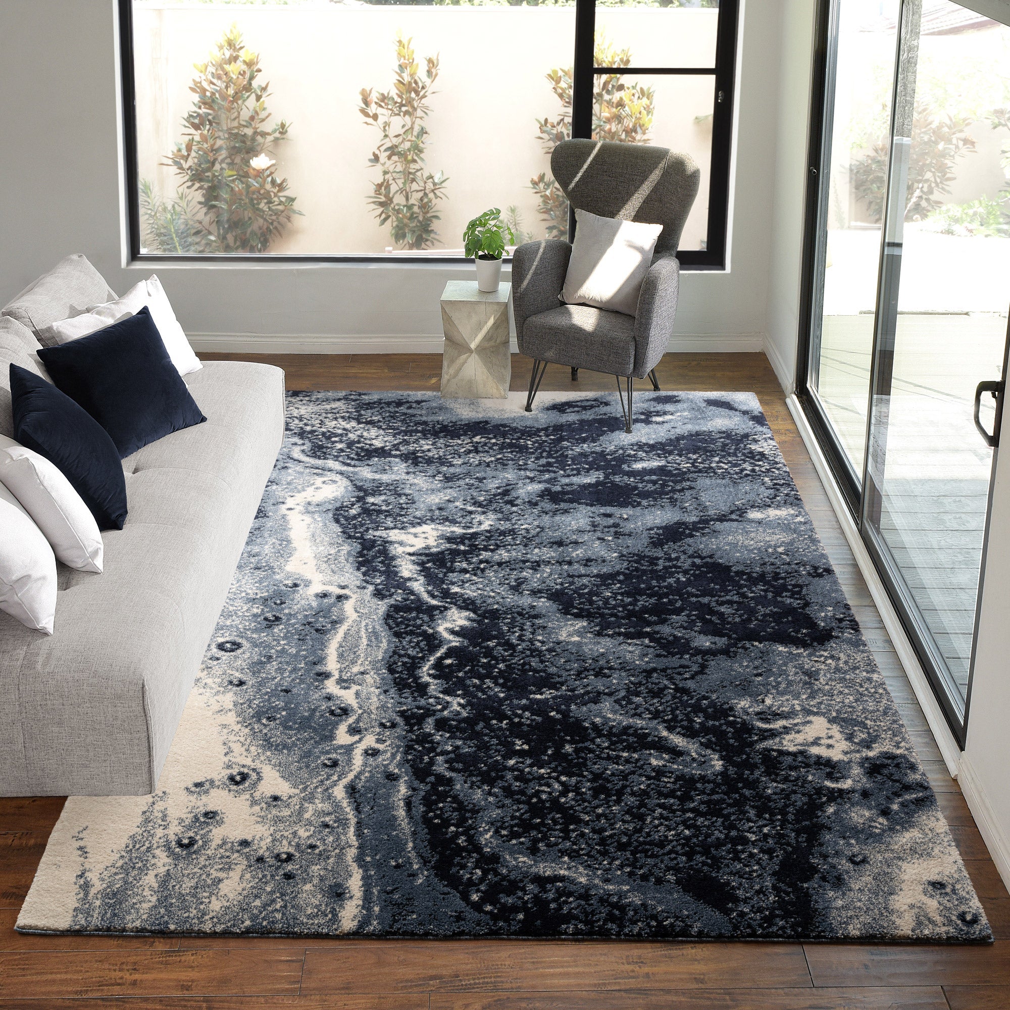 Icon Rug Collection, Sanji Blue