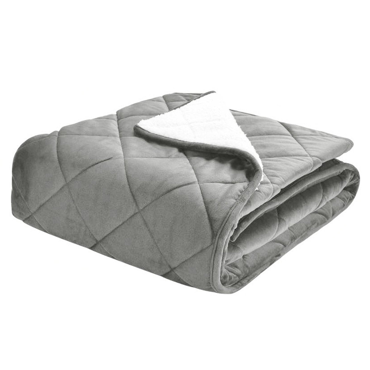 St James Home Sherpa Fleece Foot Pocket Throw