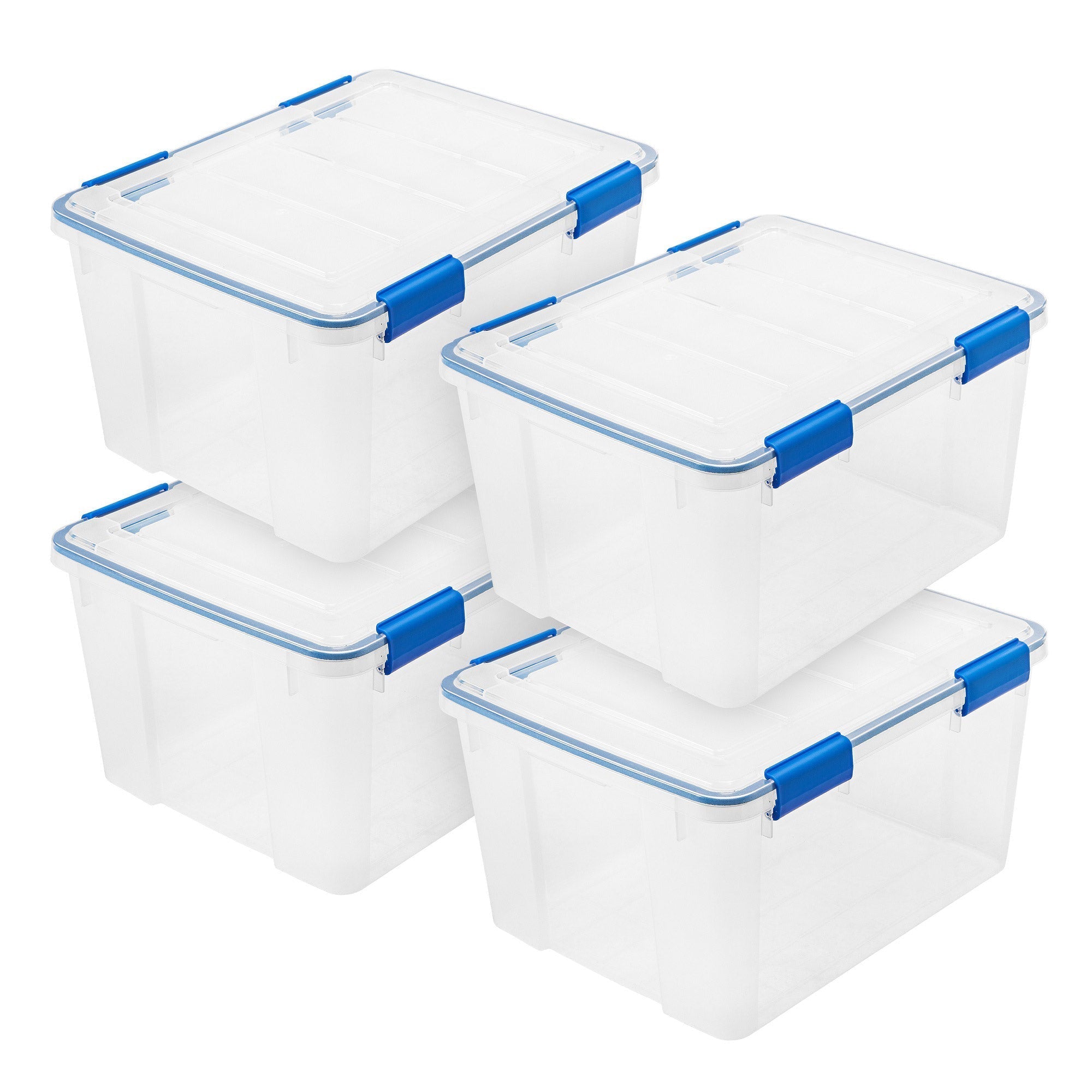 IRIS 44 Quart Weatherpro Storage, 4-Pack