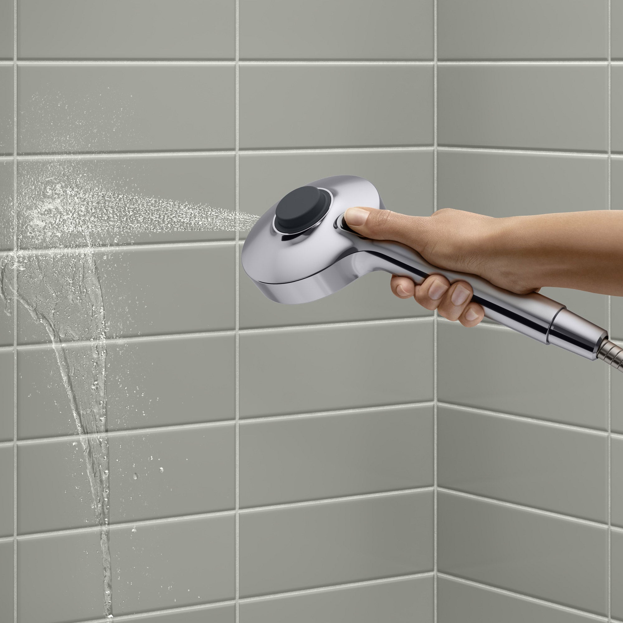 Prone 3-In-1 Multifunction Shower Head with Powersweep