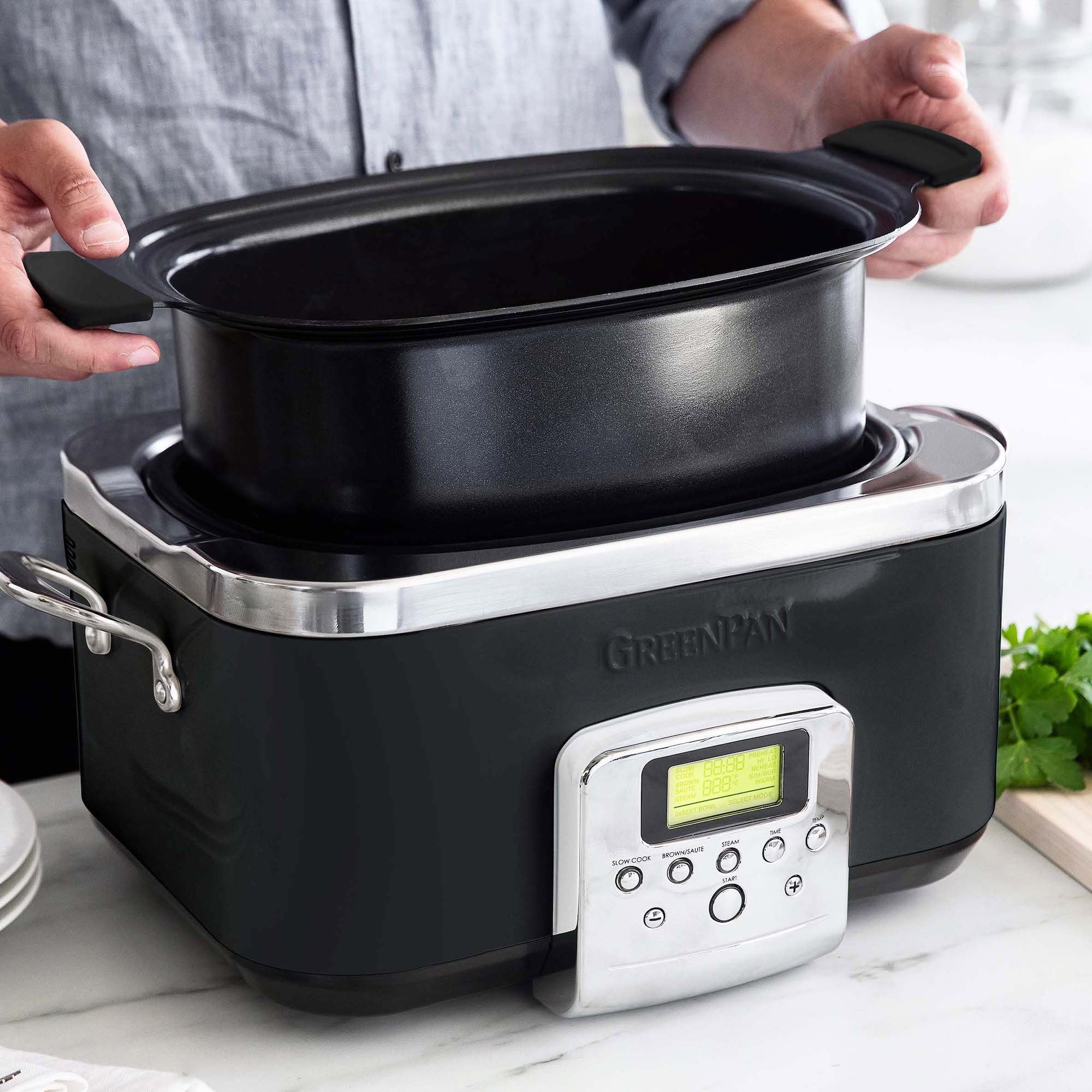 Elite 8-In-1 Programmable 6QT Electric Slow Cooker