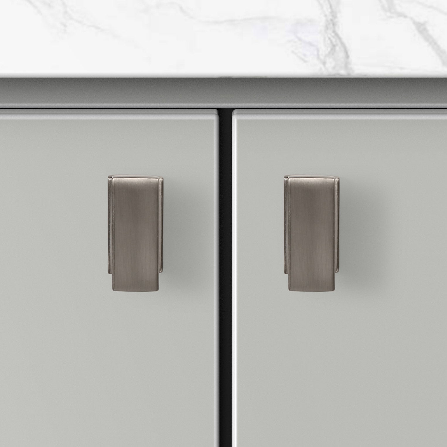 Hexa Series Modern 1.5 In. Rectangular Cabinet Knob from  Collection