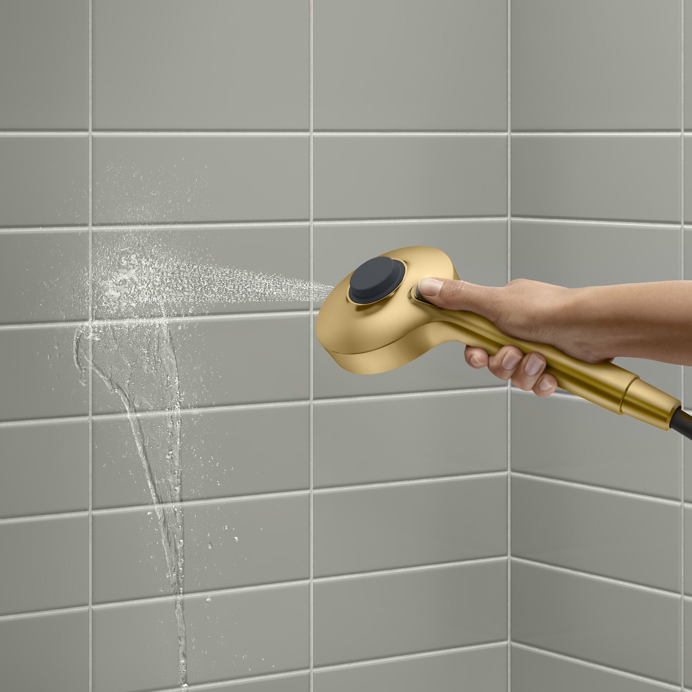 Prone 3-In-1 Multifunction Shower Head with Powersweep