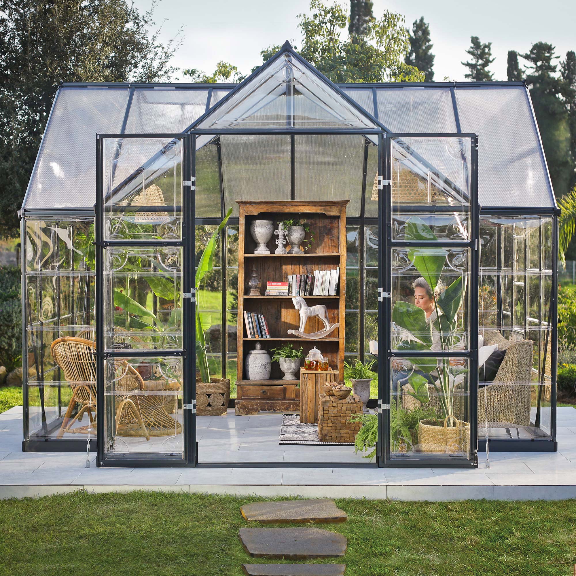 Palram Victory Orangery 10'x12' Greenhouse and Solarium Image